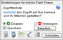 Flash Player Zulassen